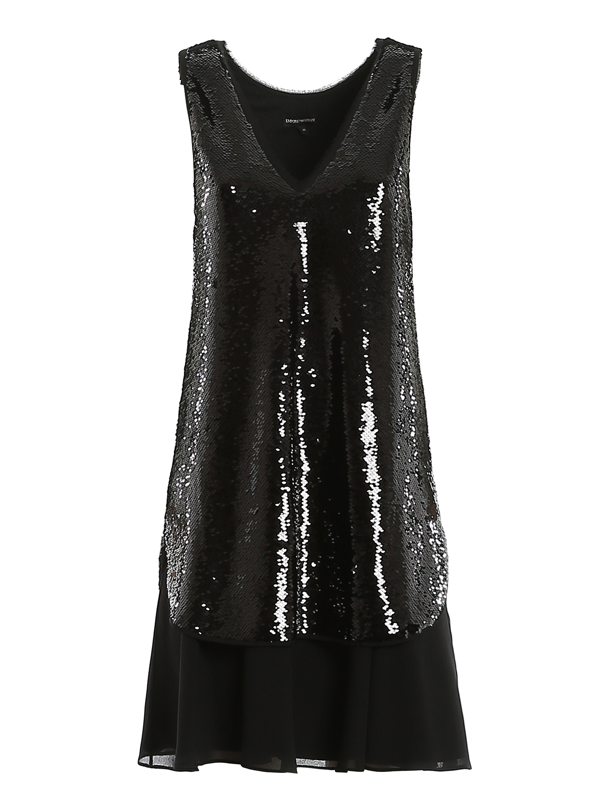 Cocktail dresses Emporio Armani Sequined V neck dress