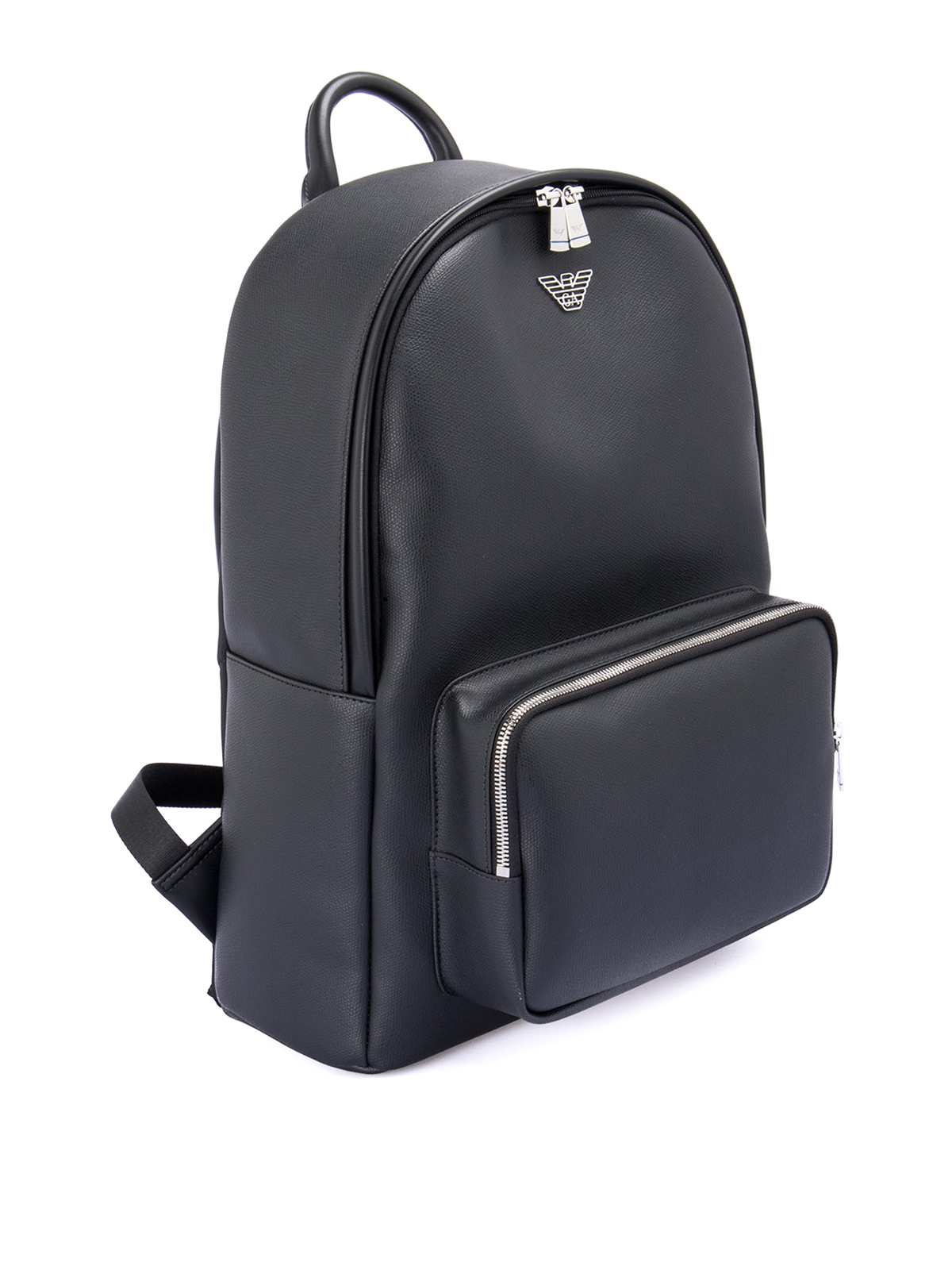 Emporio armani top leather backpack