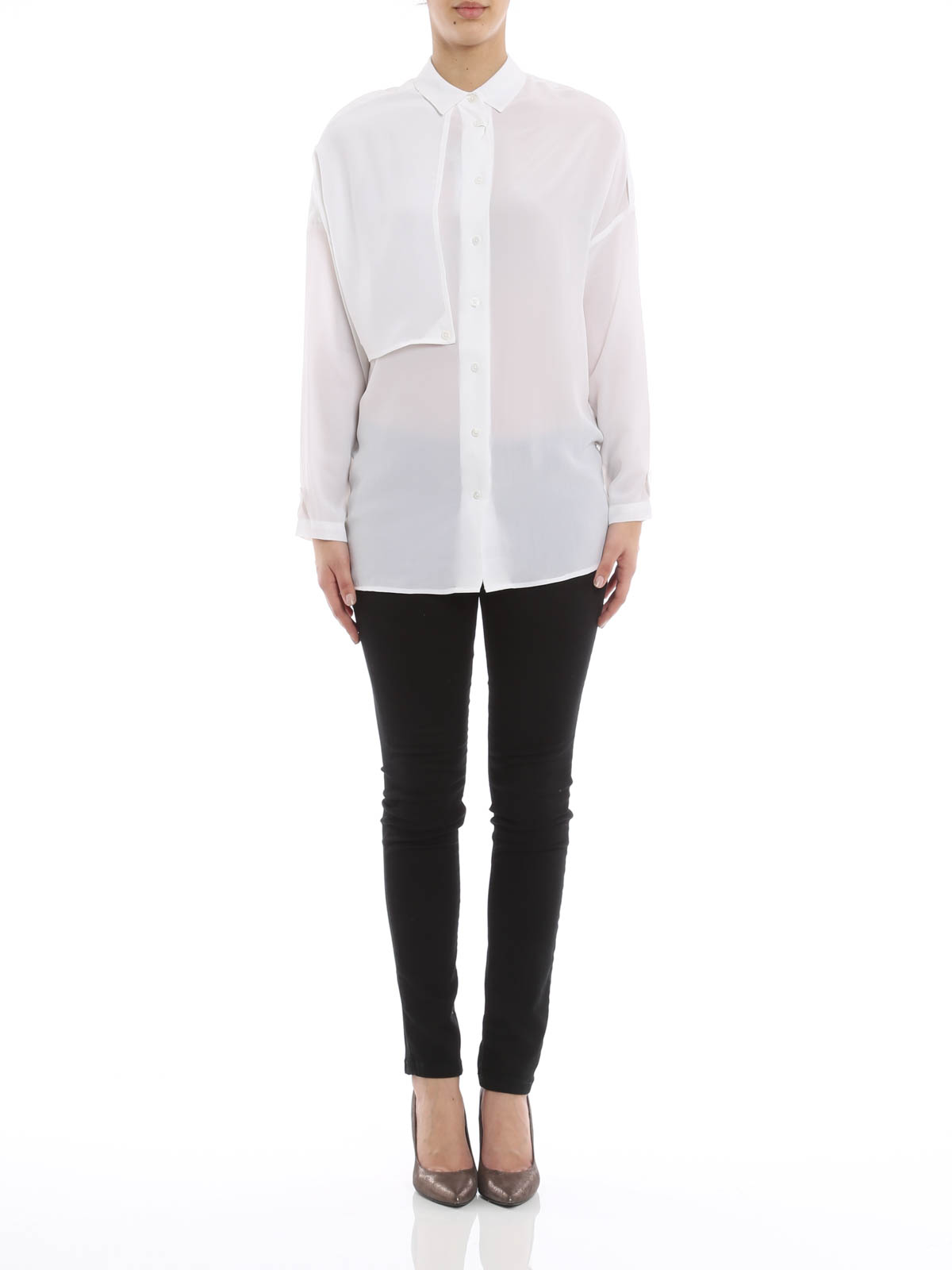 Camisas Equipment Camisa Blanca Para Mujer Q23E672 THEBS