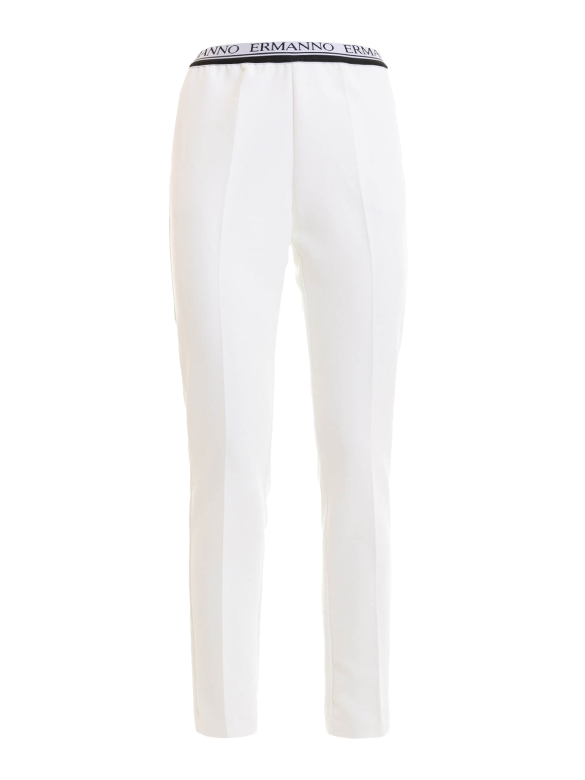 Ermanno Scervino White Elasticated Waist Trousers