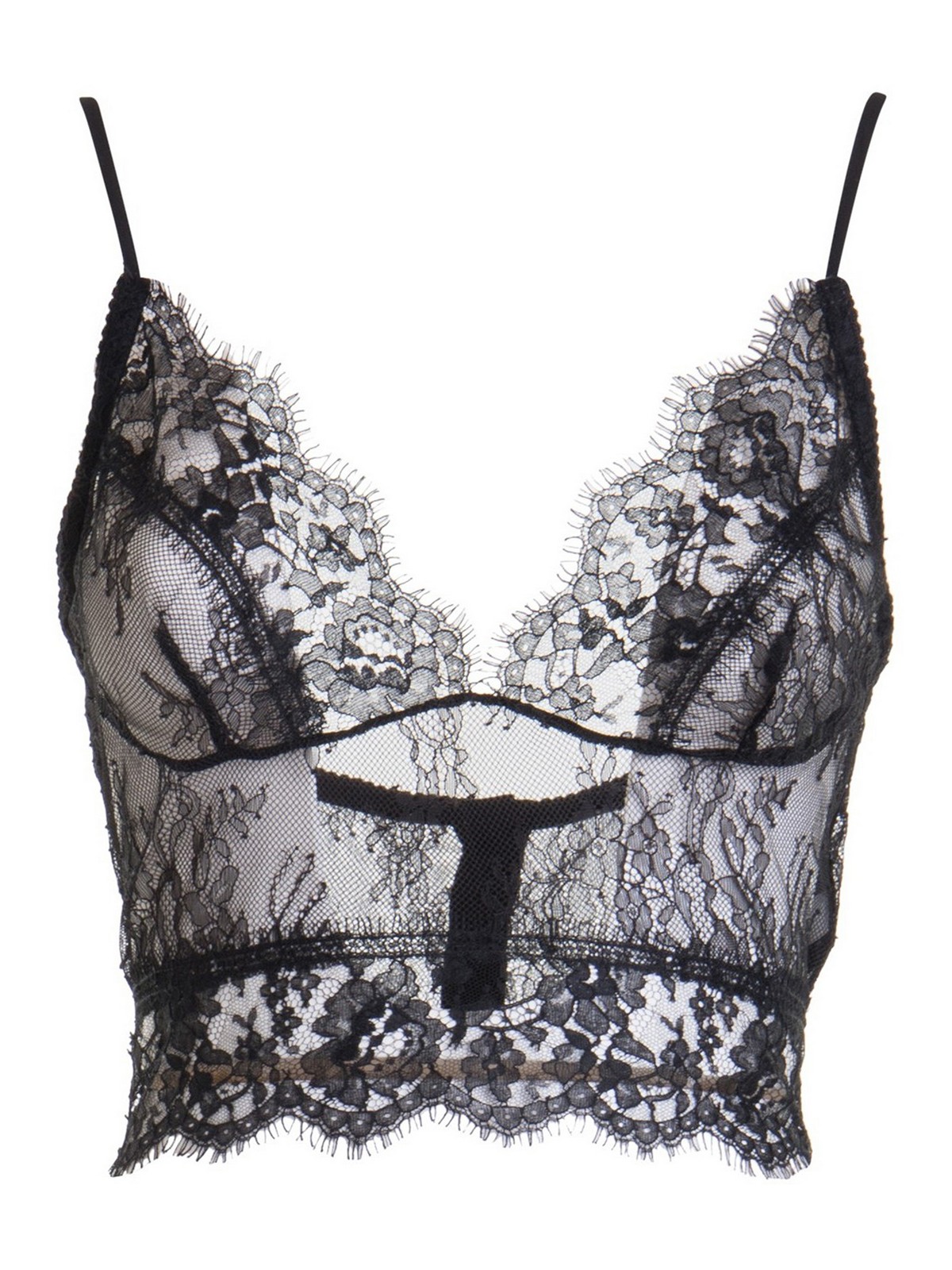 Silk & lace corset bra - Ermanno Scervino - Women