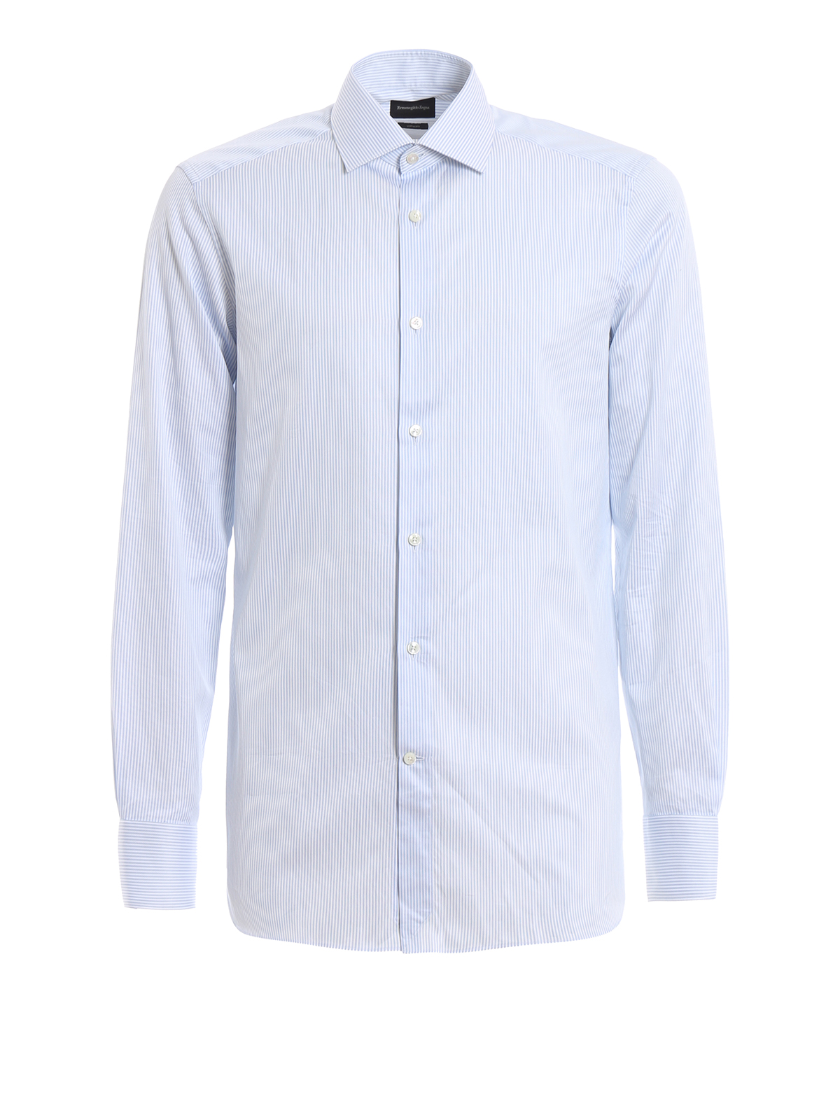 Ermenegildo Zegna Trofeo striped cotton shirt - Men|5010409MS0MT