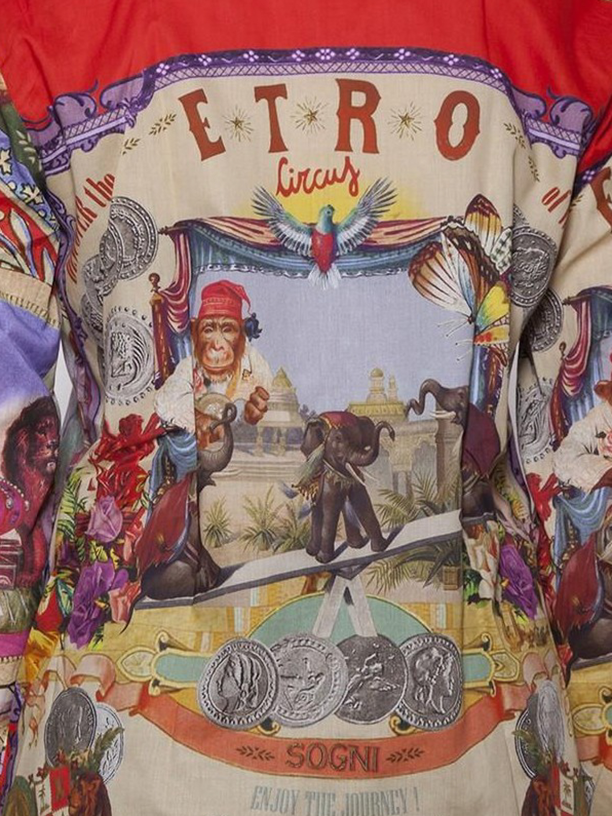 Etro Etro Circus print cotton shirt - Multicolour | 178304364600