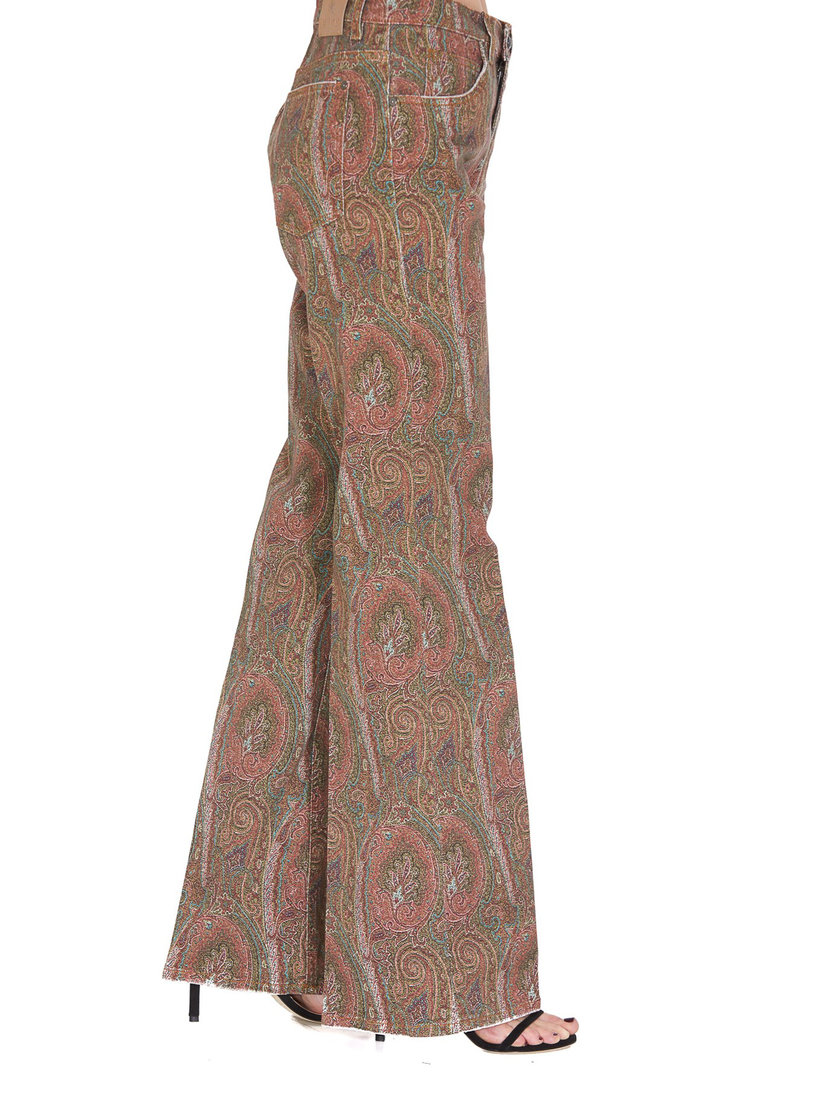 パンツ ETRO 'Paisley' pants Etro Paisley patterned jeans - Brown - Women | 1370598350100