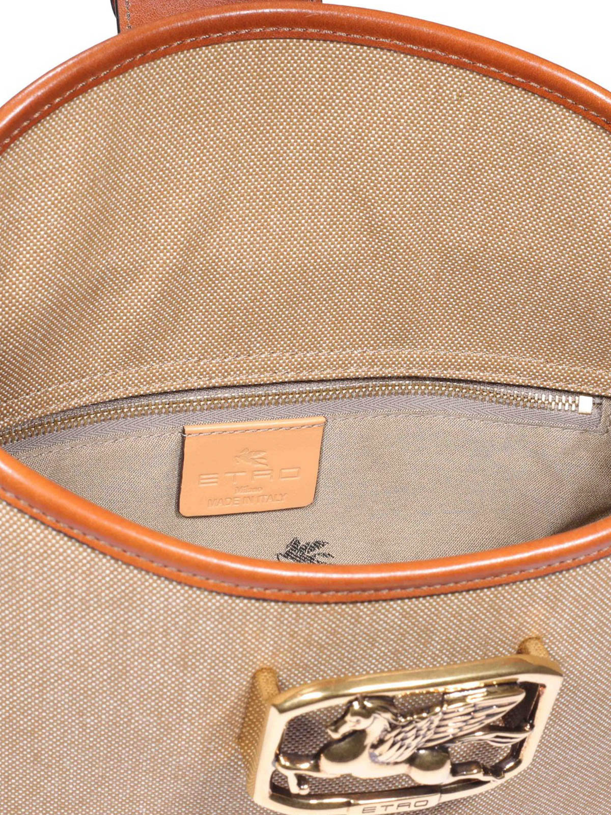 Shoulder bags Etro - Pegaso canvas shoulder bag - 192P1N0418747150