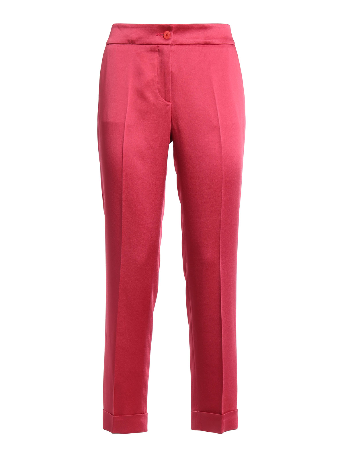 Casual trousers Etro - Sablé satin casual trousers - 18256492650