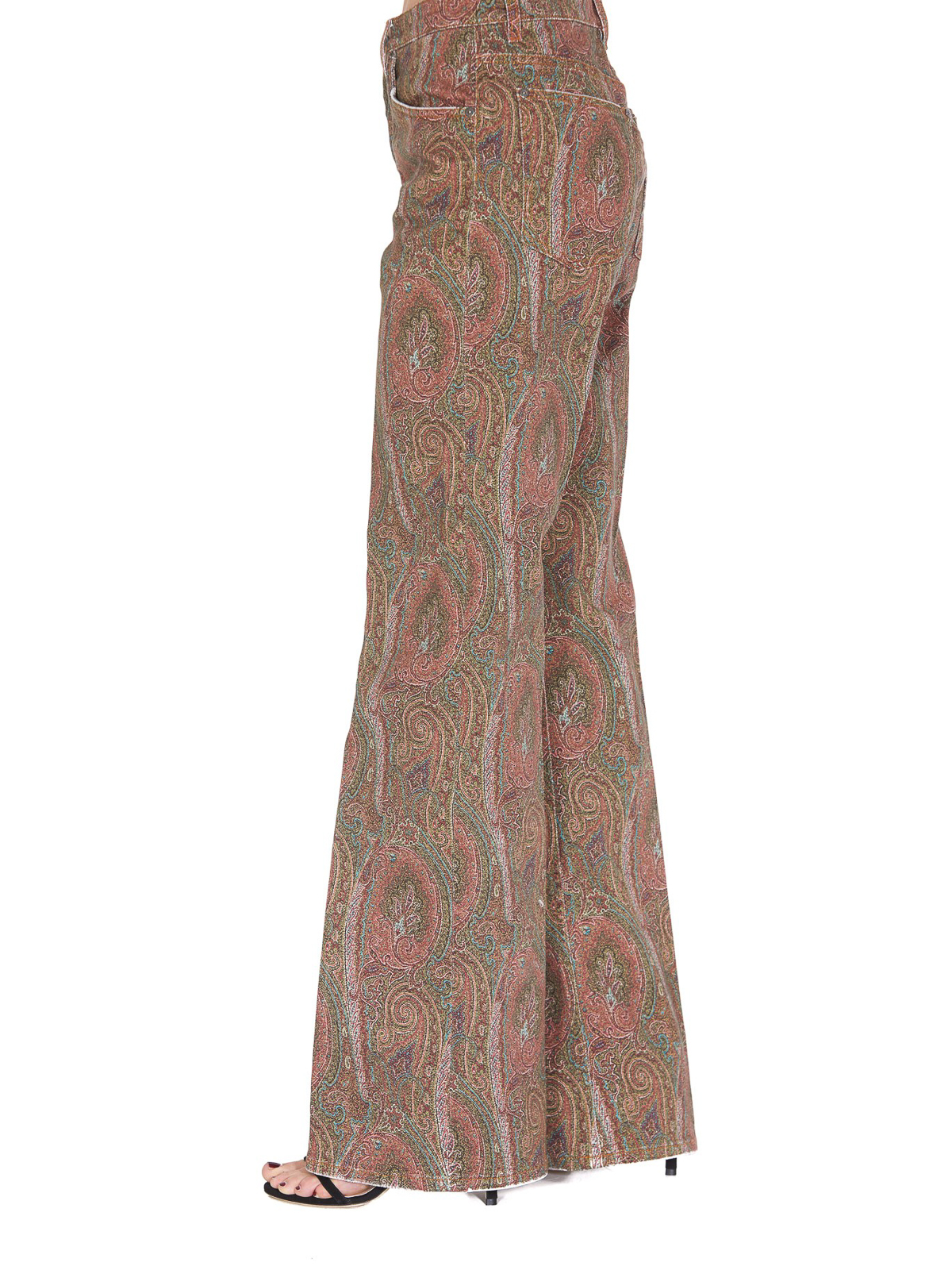 Etro Paisley patterned jeans - Brown - Women | 1370598350100 Etro Paisley patterned jeans - Brown - Women | 1370598350100