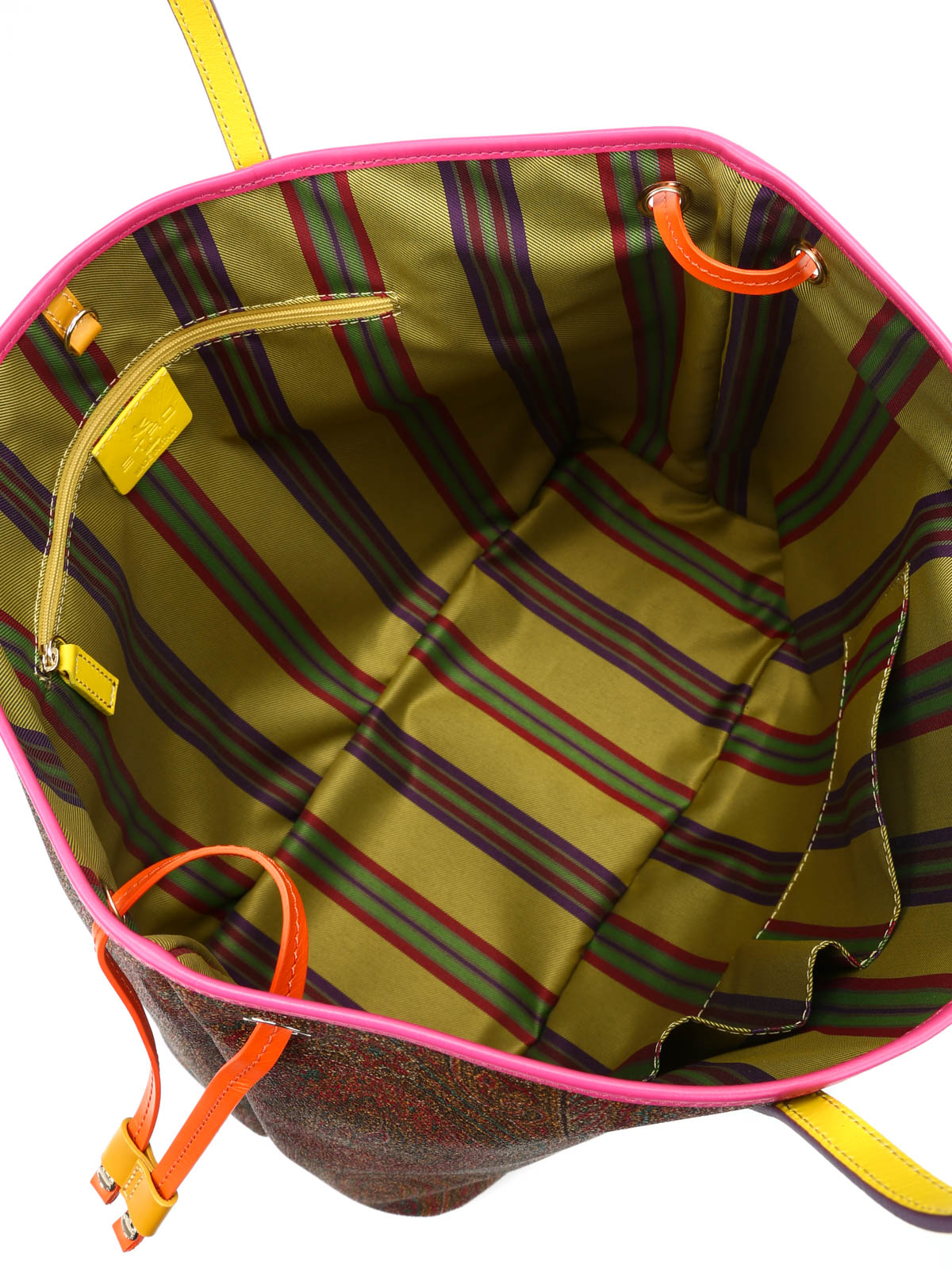 Bolso Lona Algodón Bolso De Mano Cavallini - Lona 100% Algodón, Multicolor, 13x17 Pulgadas Bolso Ligero