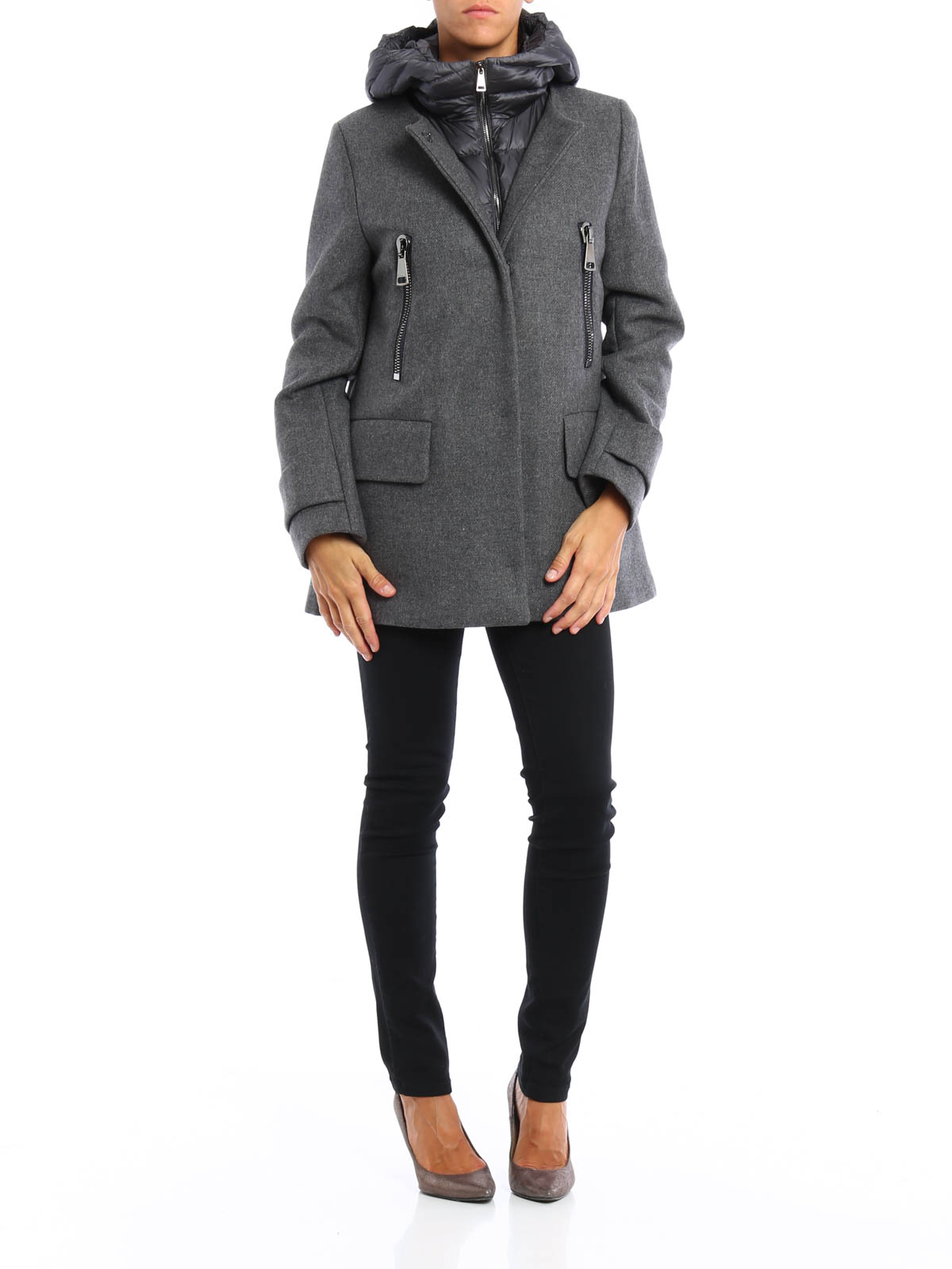 Padded coats Moncler - Euphemia coat with padded vest 