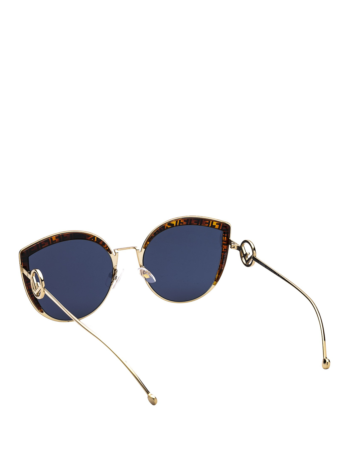 Fendi F is Fendi oversize sunglasses - Gold - Women|FF0290SJ5GKU display picture 3