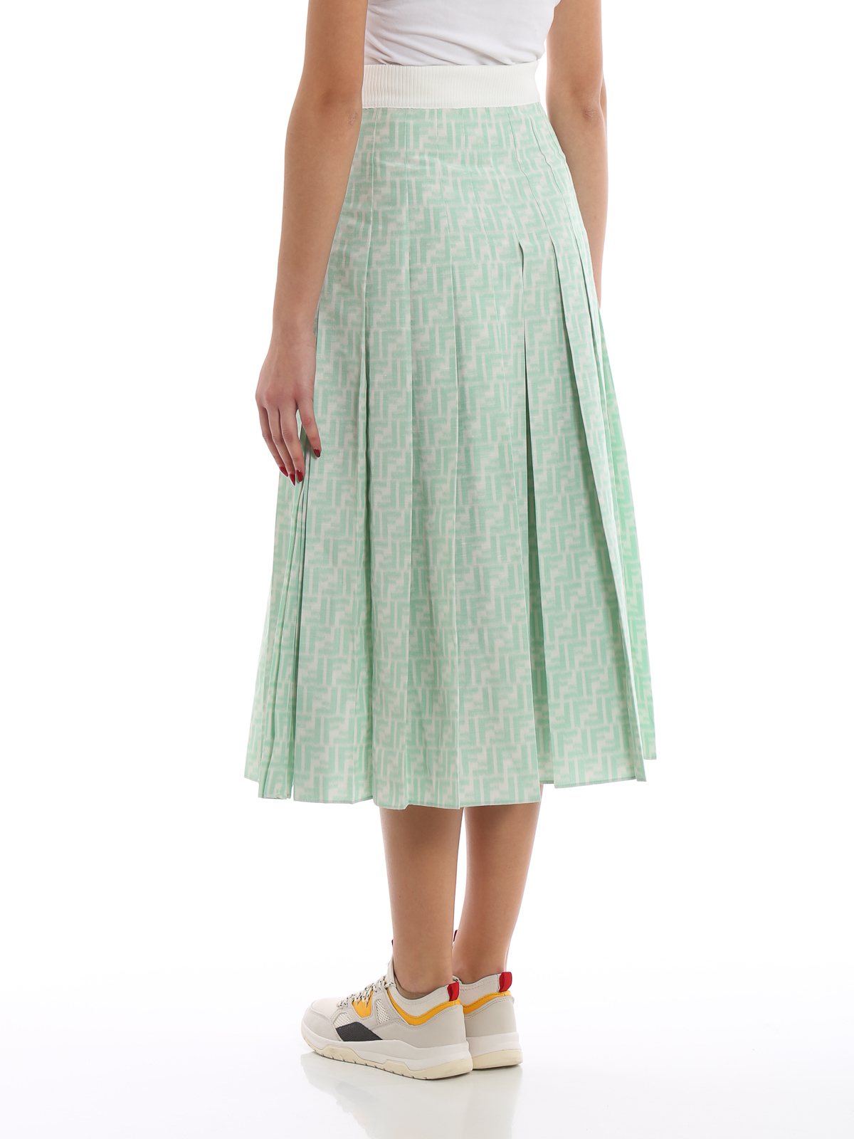 Fendi 2024 green skirt