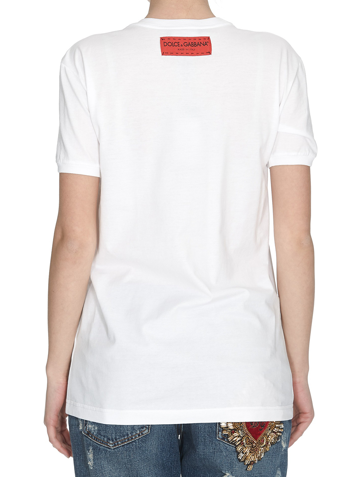 Dolce & Gabbana Fashion Explosion organdie flower Tee