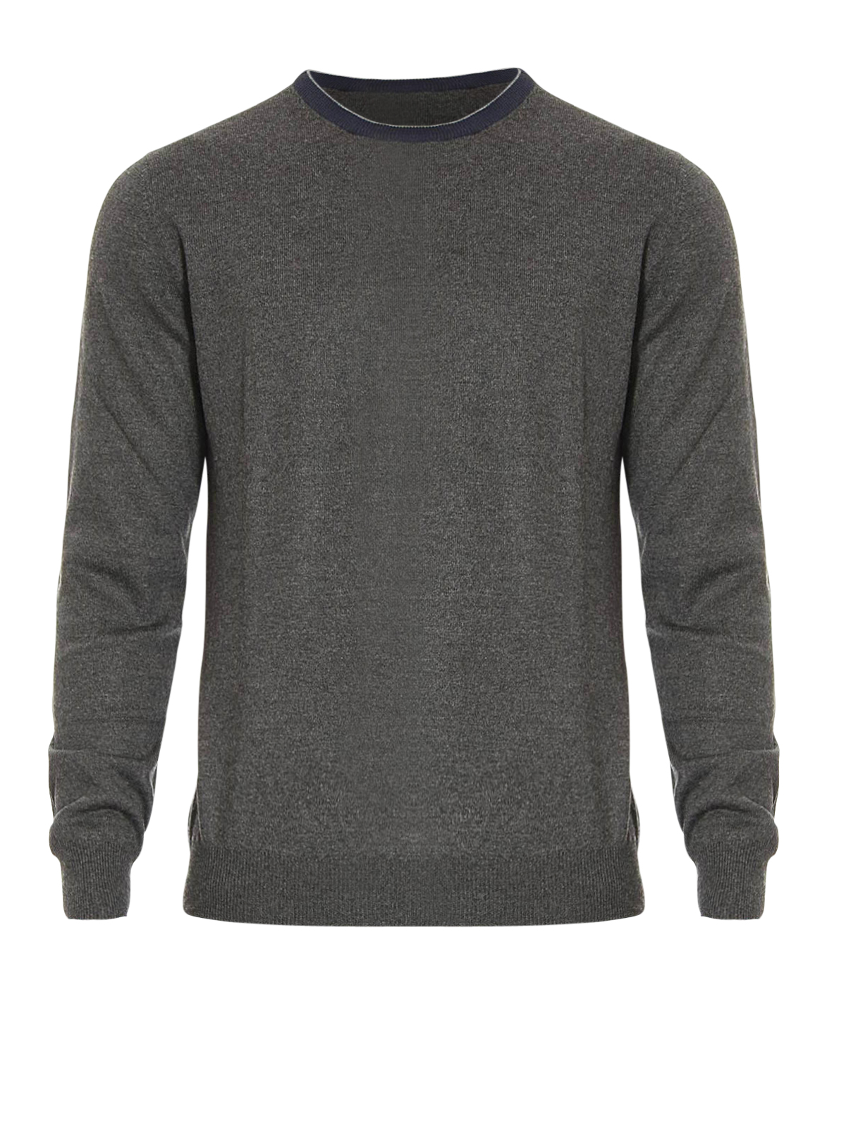 Crew necks Fay - Contrasting collar wool crew neck - NMMC1311260IIN500K