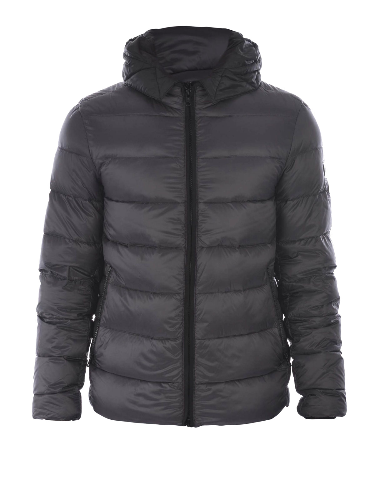 Padded jackets Fay - Hooded double zip padded jacket