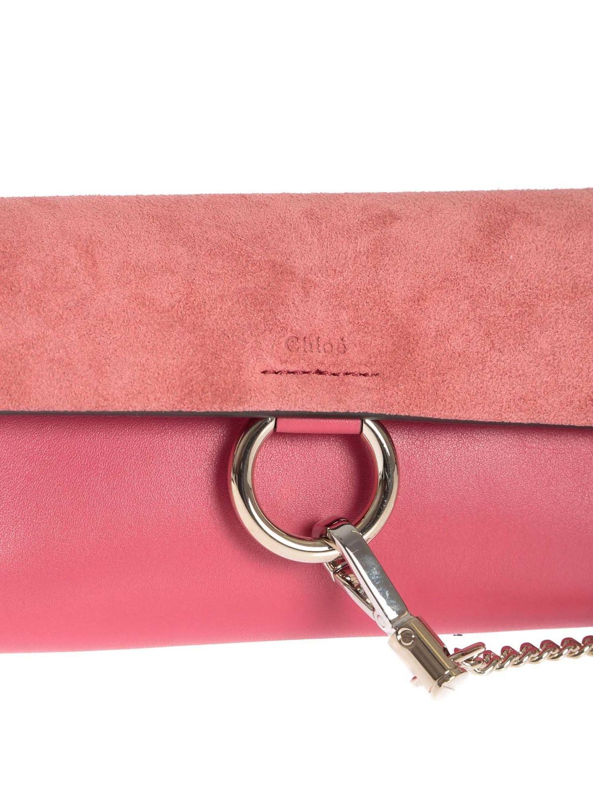 Shoulder bags Chloe' - Faye mini shoulder bag in Scarlet Pink -  CHC16WP796H2O6AM