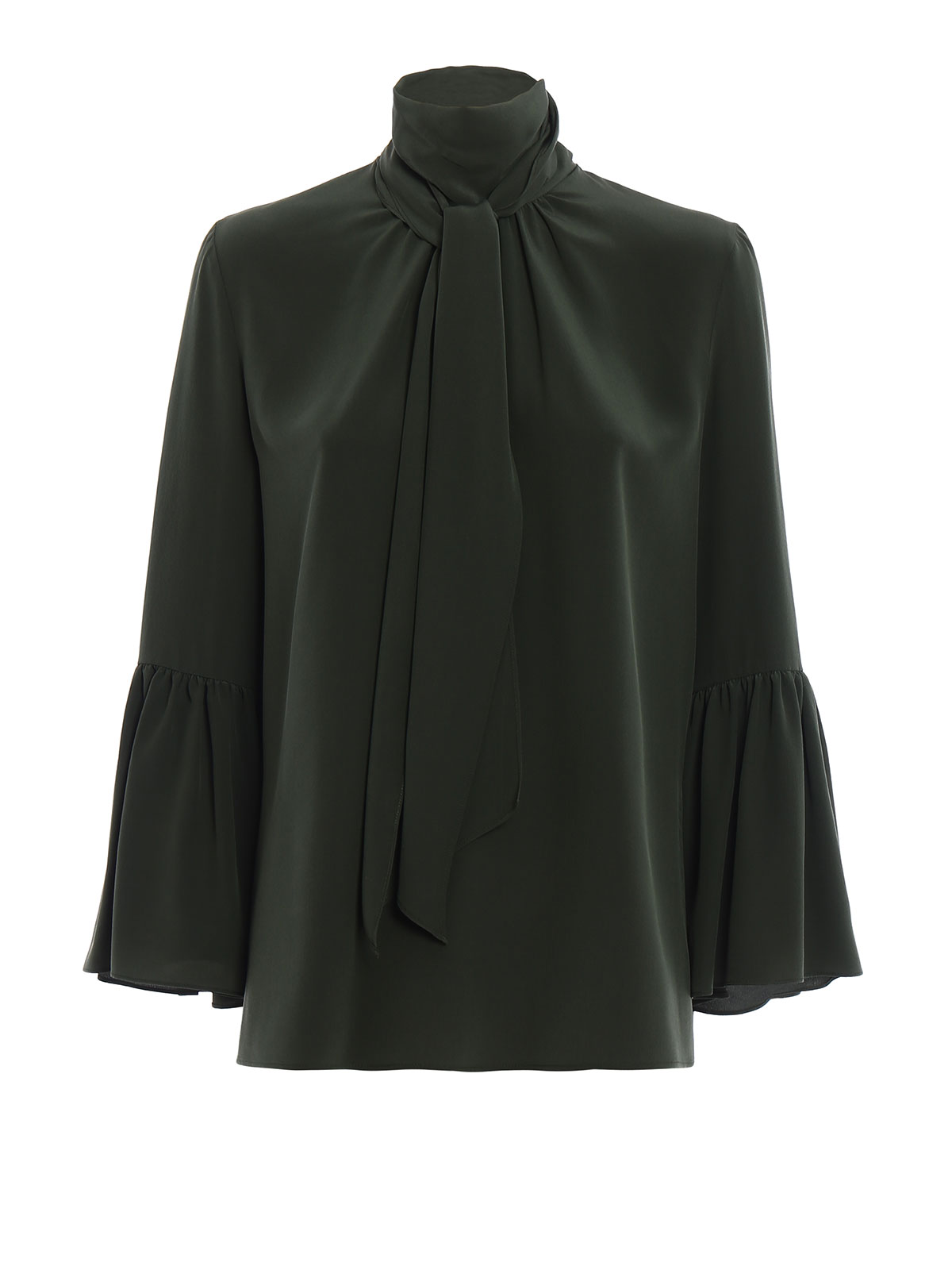 Blouses Fendi - Pussy bow silk blouse - FS682202RF09TM