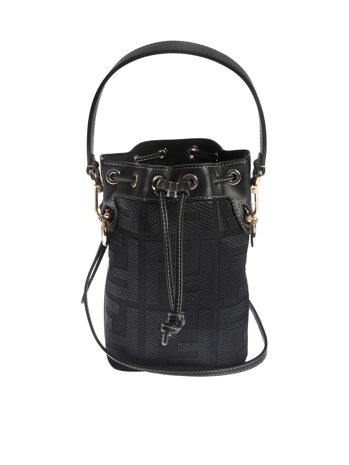 Bucket bags Fendi - Mon Tresor mini bucket in black - 8BS010A9P6F0KUR