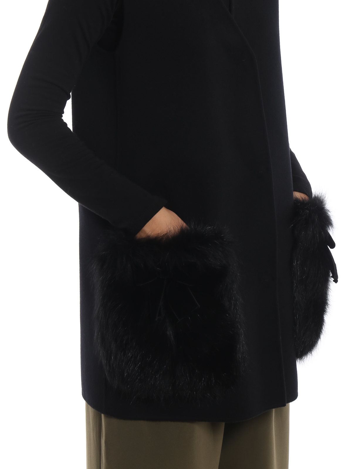 Fendi vest with hotsell fur pockets