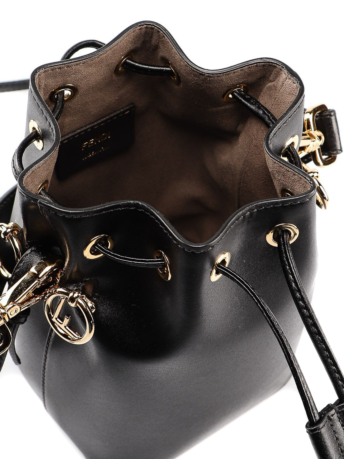 Bucket bags Fendi - Mon Tresor mini bucket in black - 8BS010A9P6F0KUR