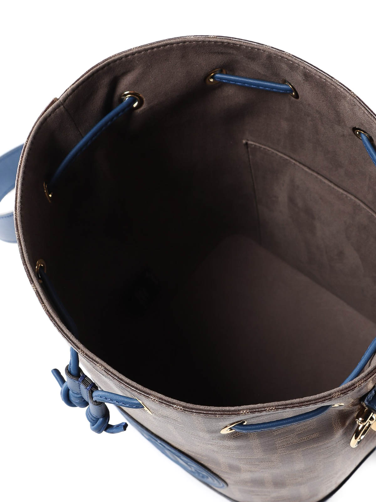Bucket bags Fendi - Mon Tresor S coated canvas black bucket bag -  8BT298A5KC4TU