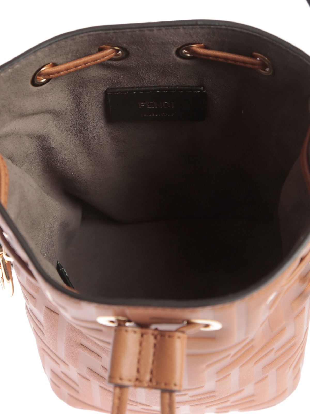Bucket bags Fendi - Mon Tresor small bucket in light brown - 8BS010AAIKF0QVK