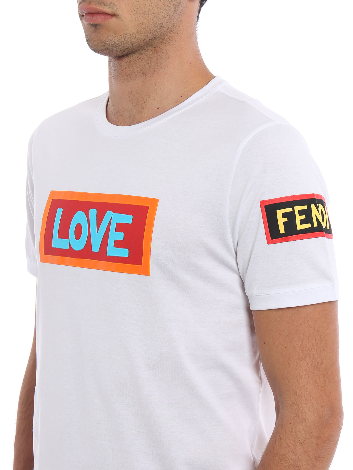 Fendi love outlet t shirt