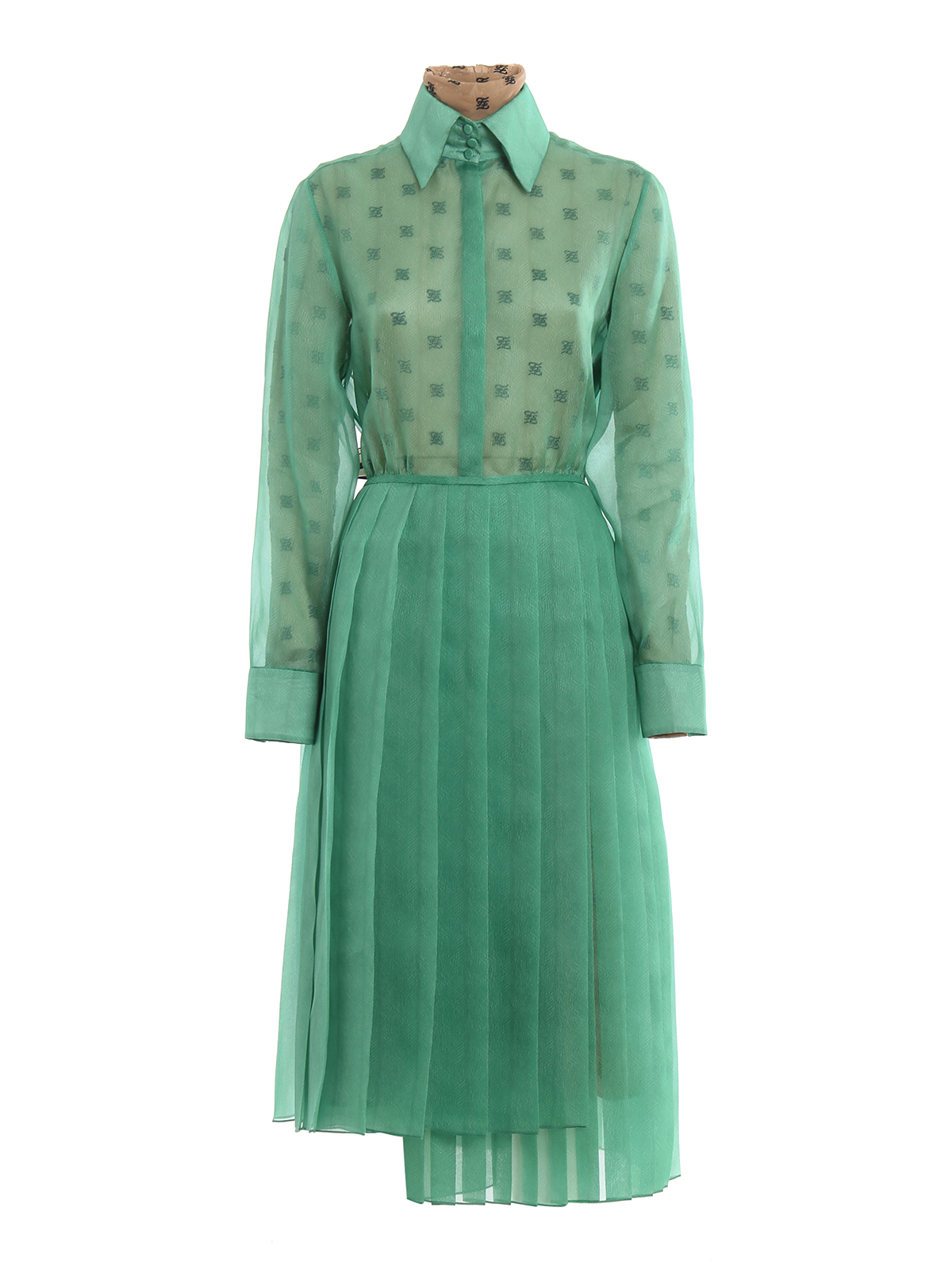 Fendi green outlet dress