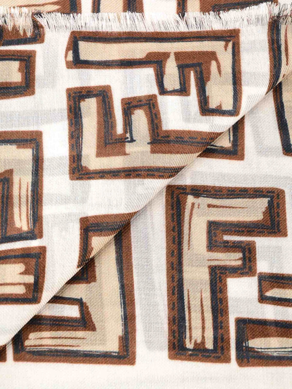 Fendi スカーフ - ベージュ - ベージュ|FXT899A667QB9