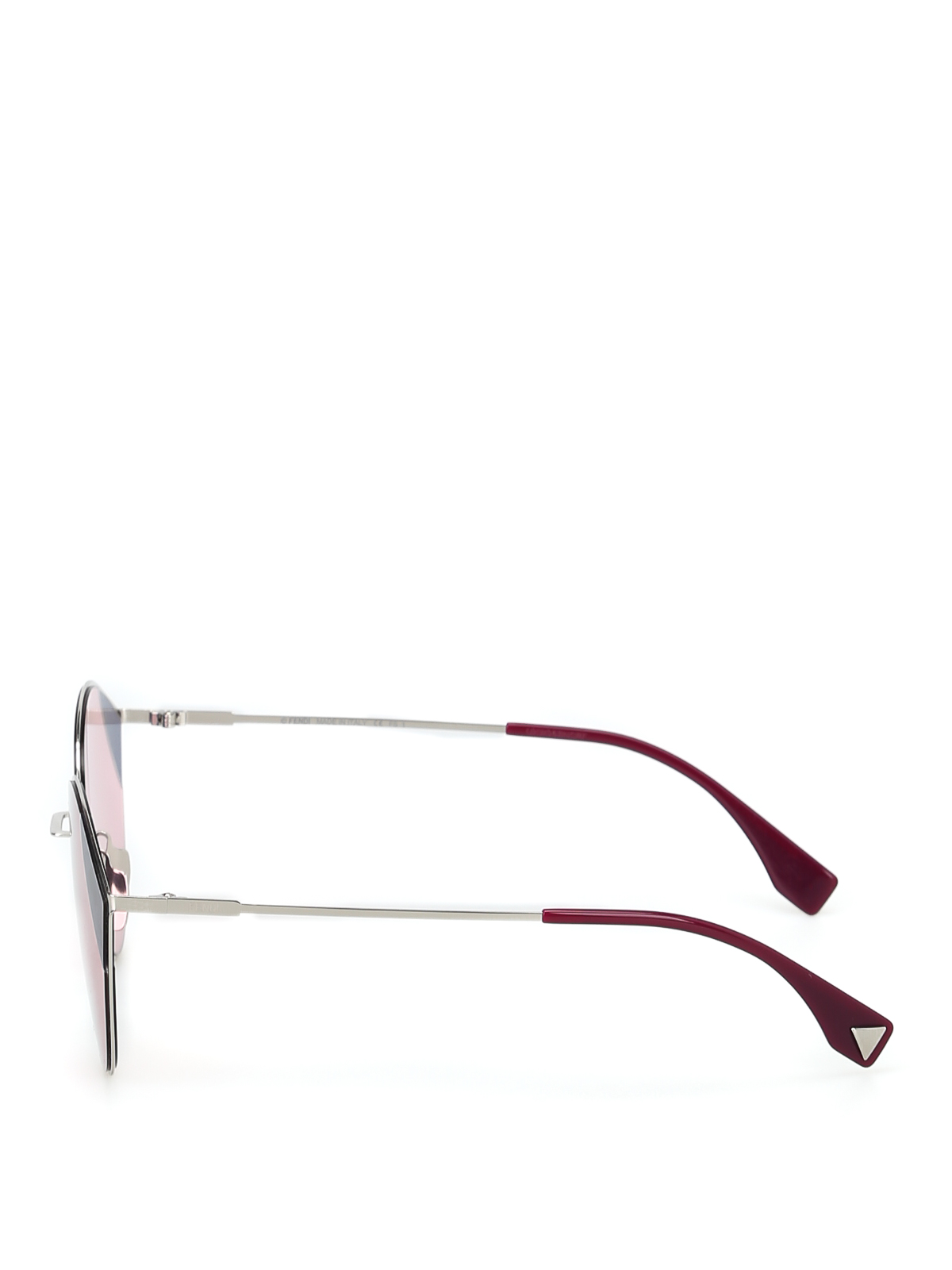 Fendi Cut-Eye sunglasses with pink lens - Pink|FF0341SAVBU1 display picture 1