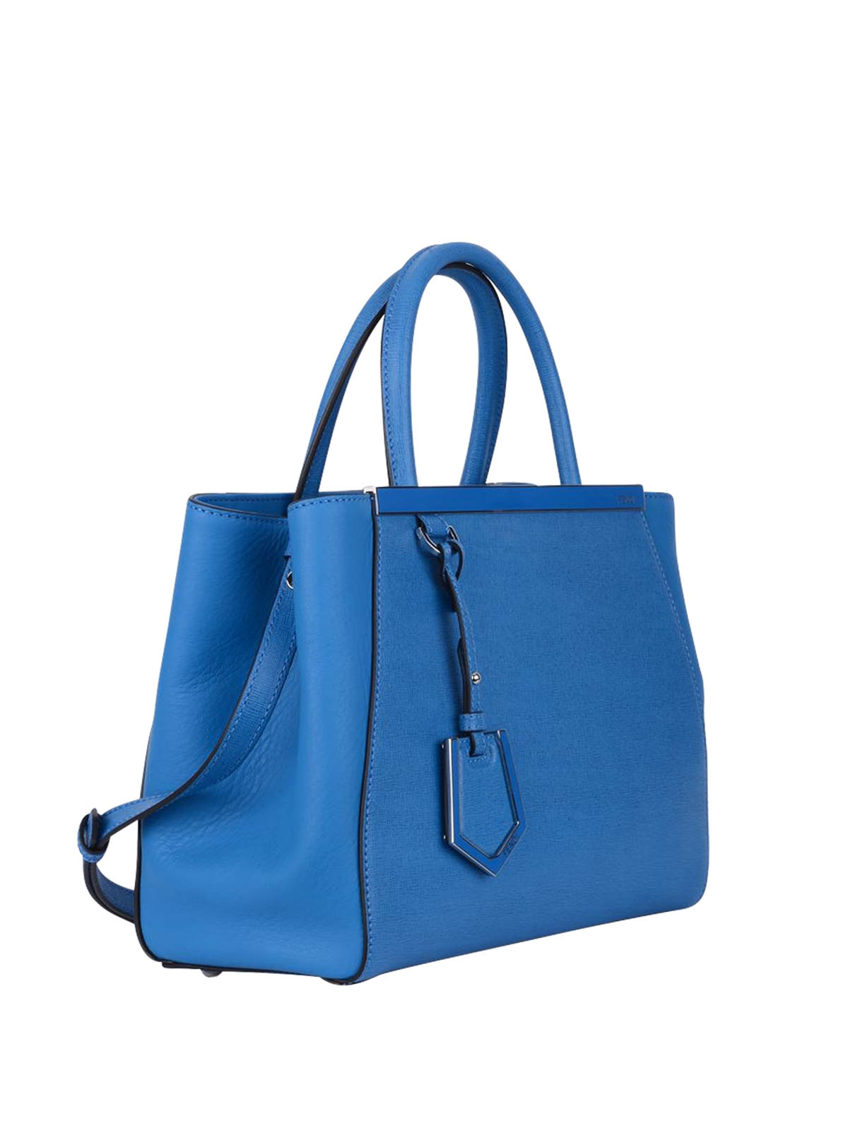 Fendi 2Jours small tote - Blue - Women|8BH253D7EF0G18