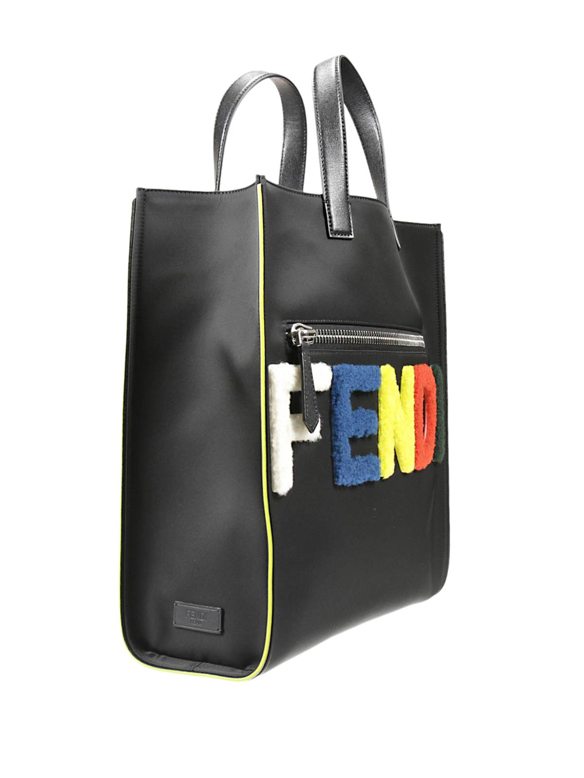 Fendi Id-ea shopper with insert - ブラック|7VA3675PN | THEBS