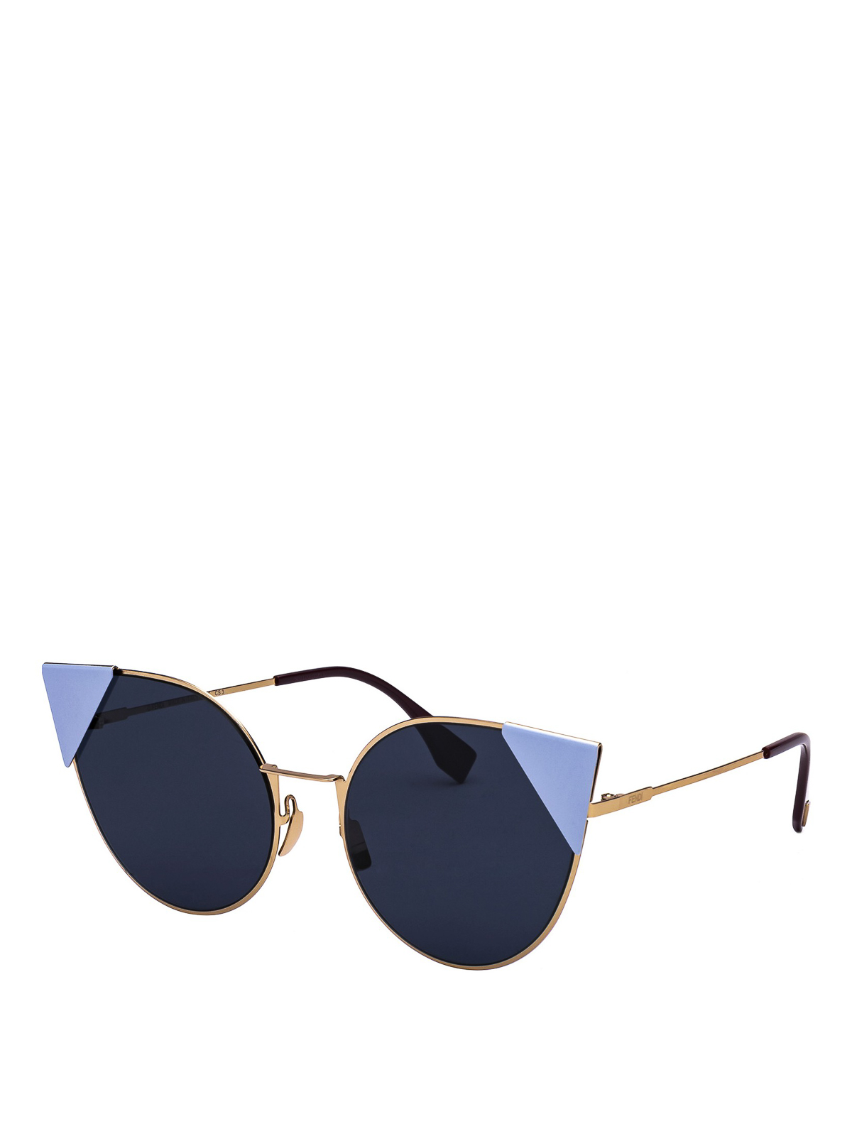 小物 Fendi Cut Eye blue Cat Eye Sunglasses Fendi Cut Eye blue Cat Eye Sunglasses
