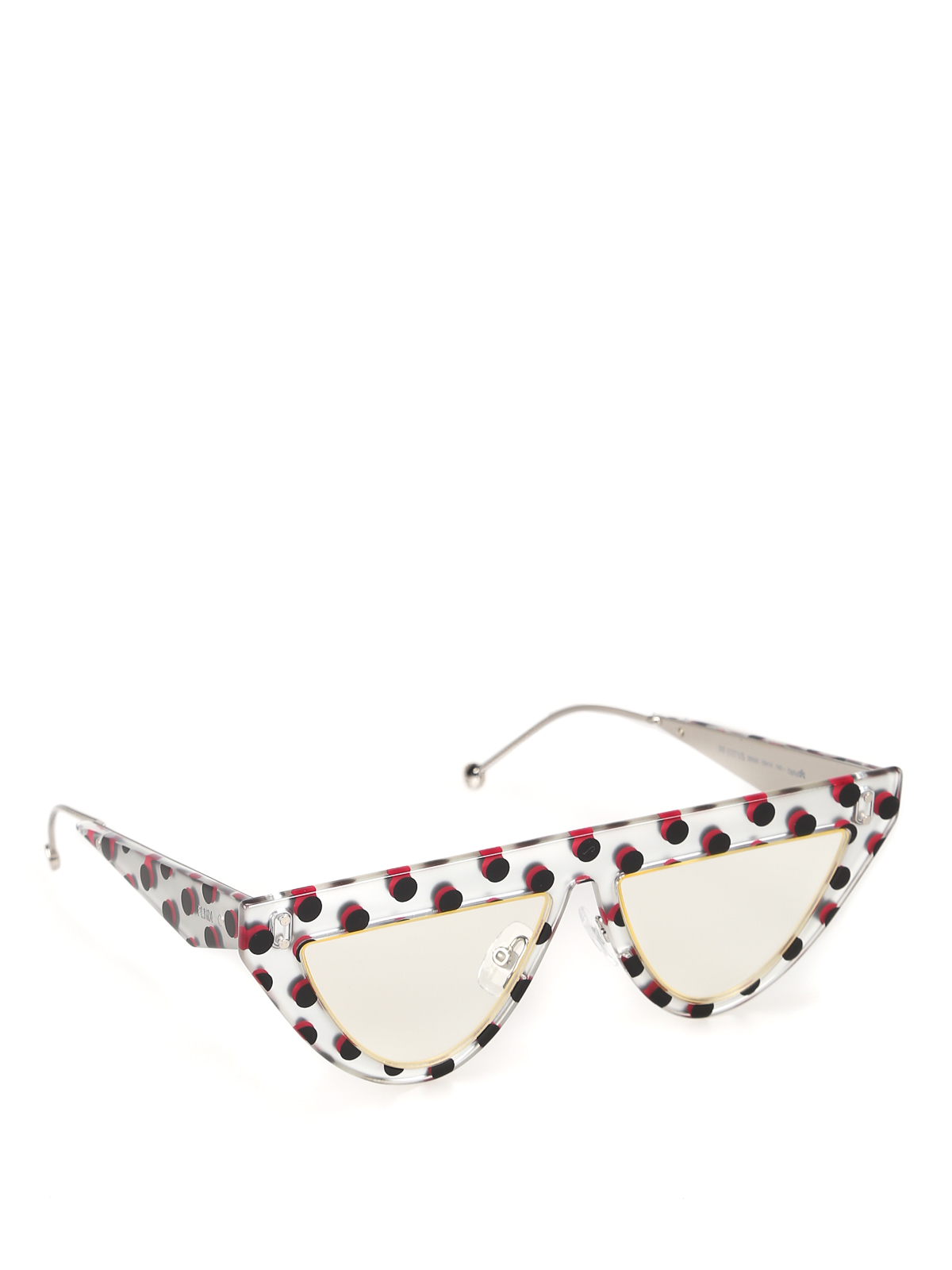 Fendi defender hotsell polka dot sunglasses