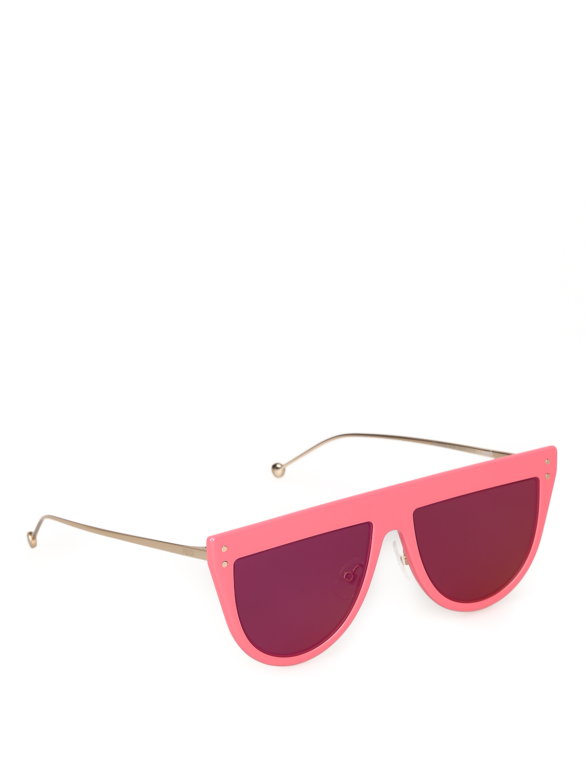 Fendi Defender Sunglasses Fendi DEFENDER FF 0372/S Dark Havana/Grey Silver Mirrored  main image 2