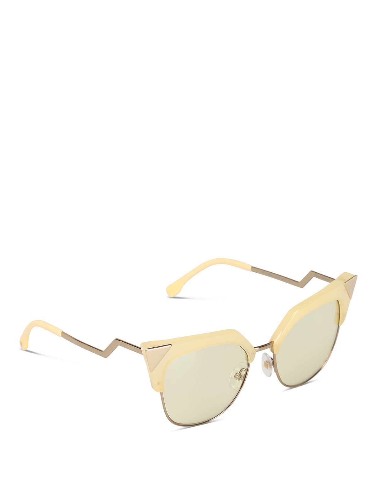 Fendi Yellow cat-eye sunglasses - Yellow - Women|FF0149S40GUK display picture 2