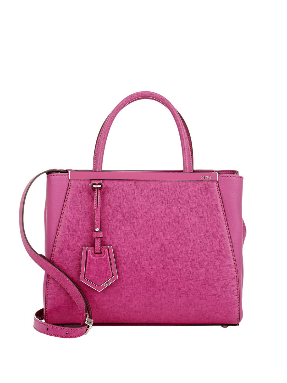 Fendi Petite 2 Jours - Dark Pink - Women|8BH253D7EF022E