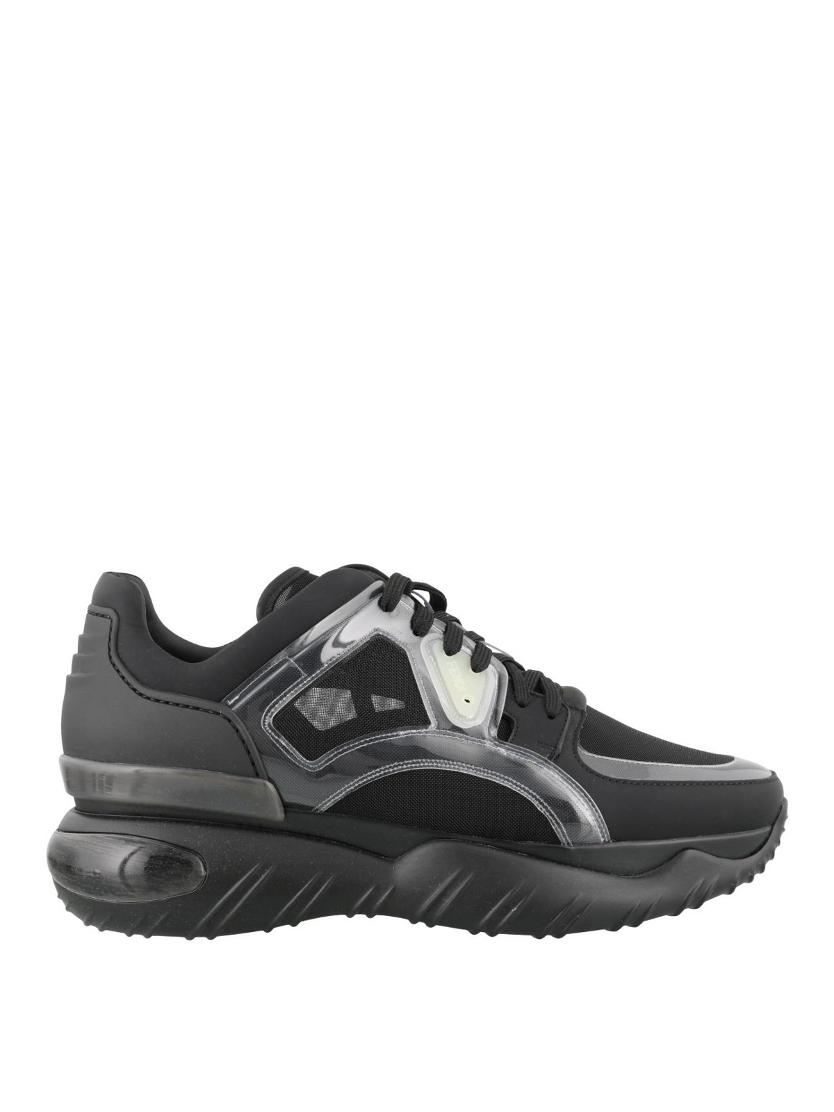 Fendi black hotsell fabric sneakers