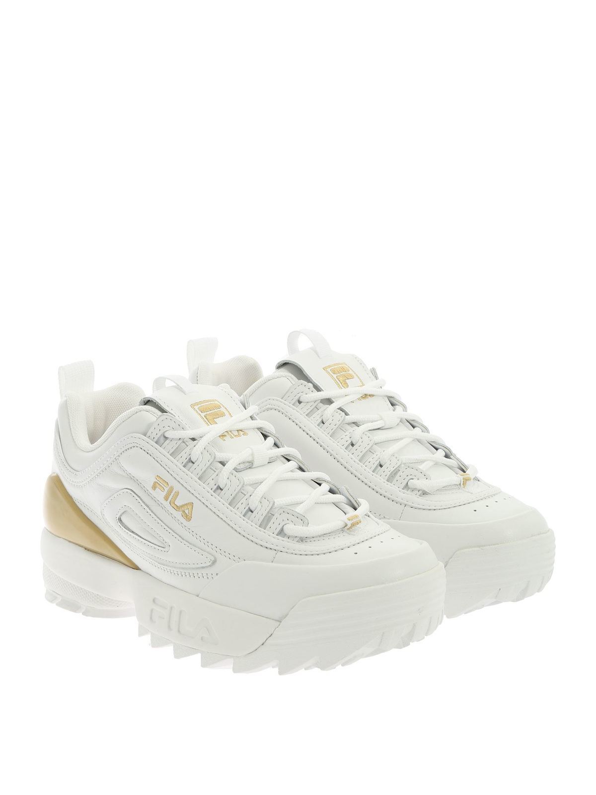 Trainers - Disruptor Premium sneakers in white and gold - 10108621FG