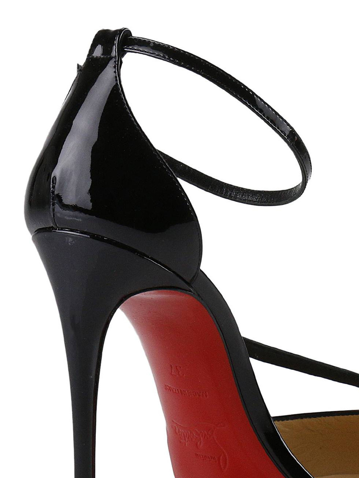 krog mord humane Court shoes Christian Louboutin - Fliketta patent d'Orsay court shoes -  3170439BK01