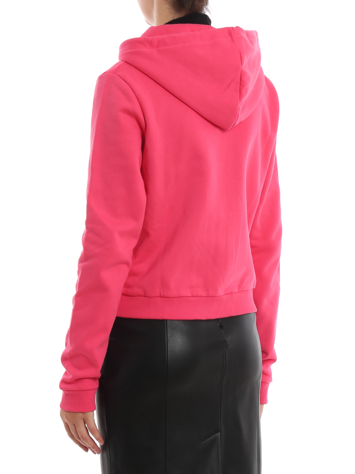fluorescent zip up hoodie