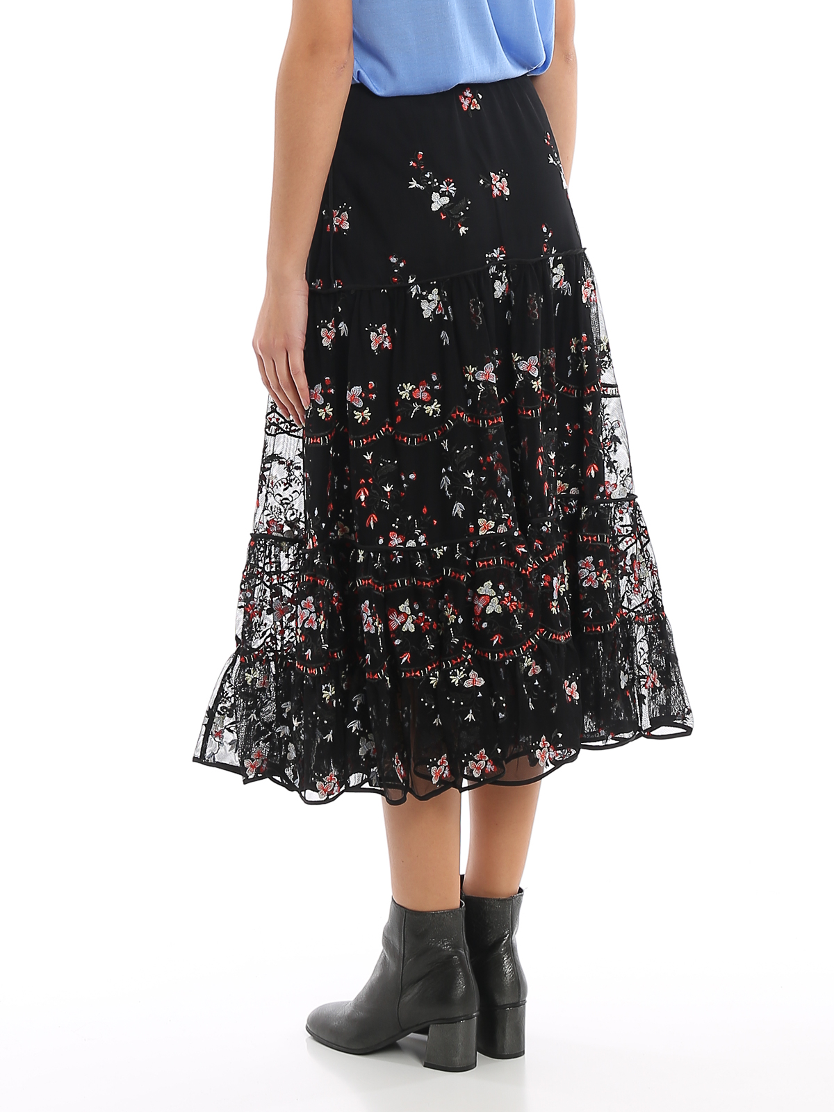 Skirts | Premium 3d Floral Pencil Skirt | Coast