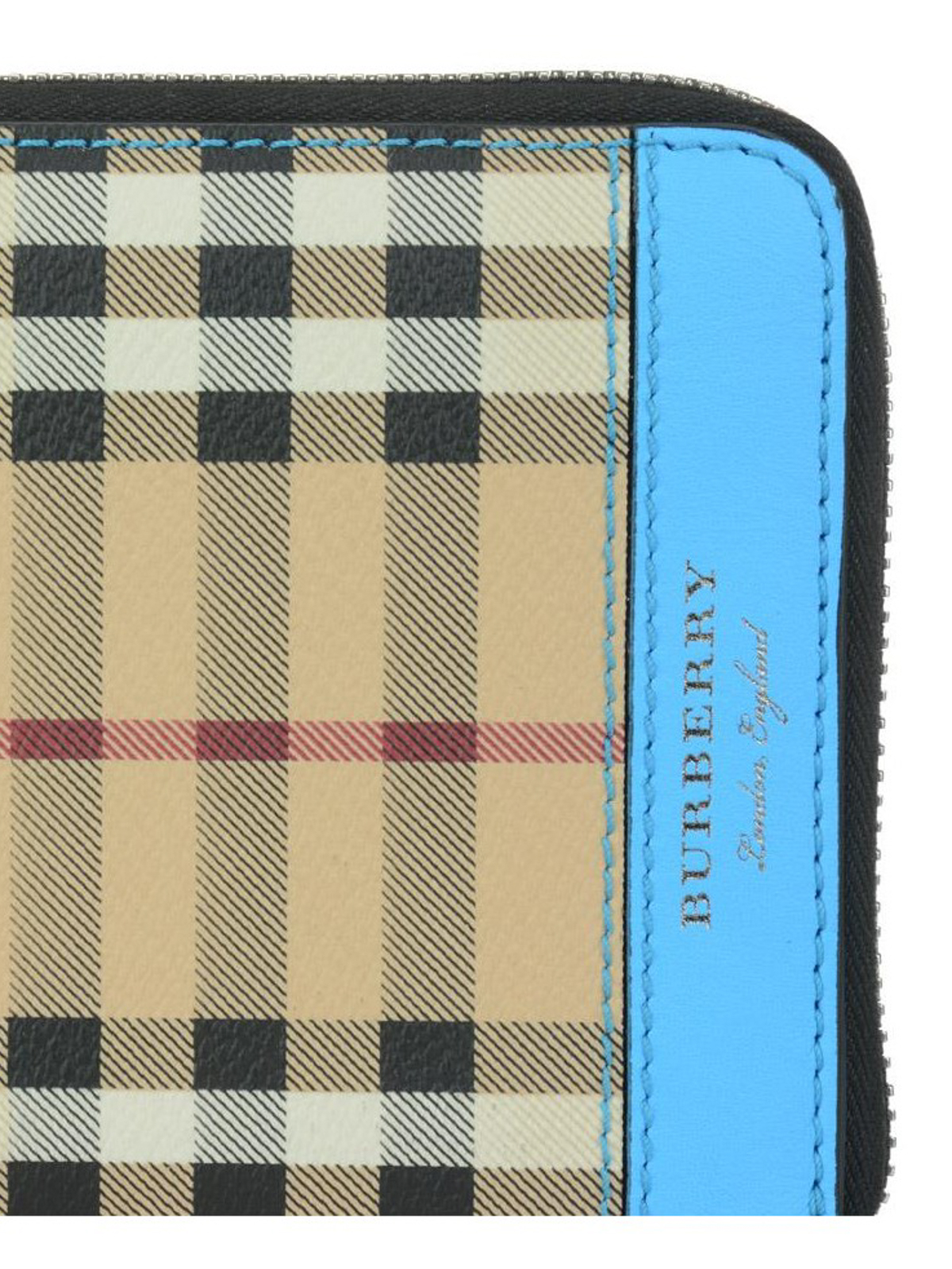 Wallets purses Burberry Fluo trimmed Haymarket check wallet 4065185