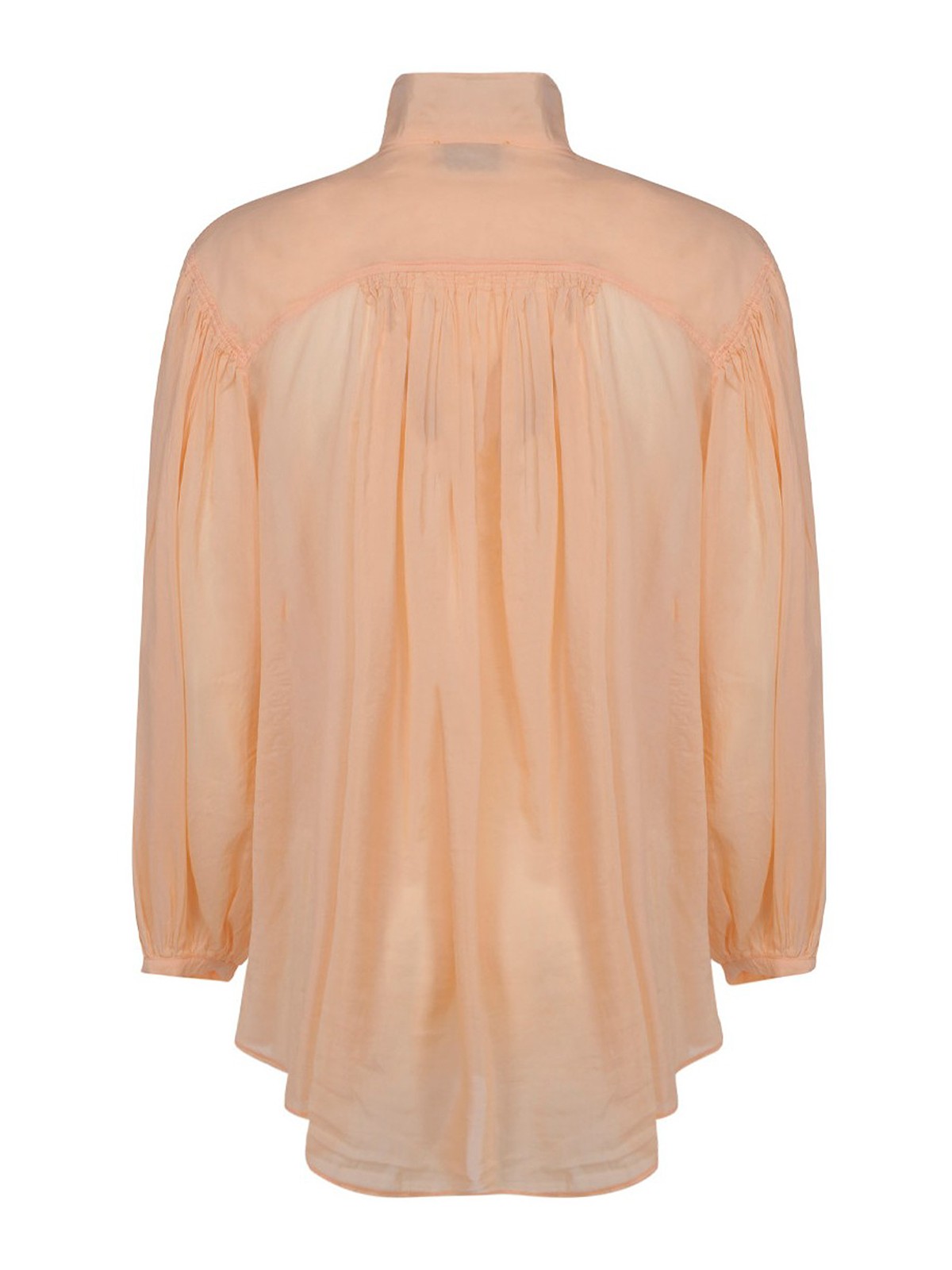 週末セール♡forte_forte コットンシルク フリルオレンジシャツ