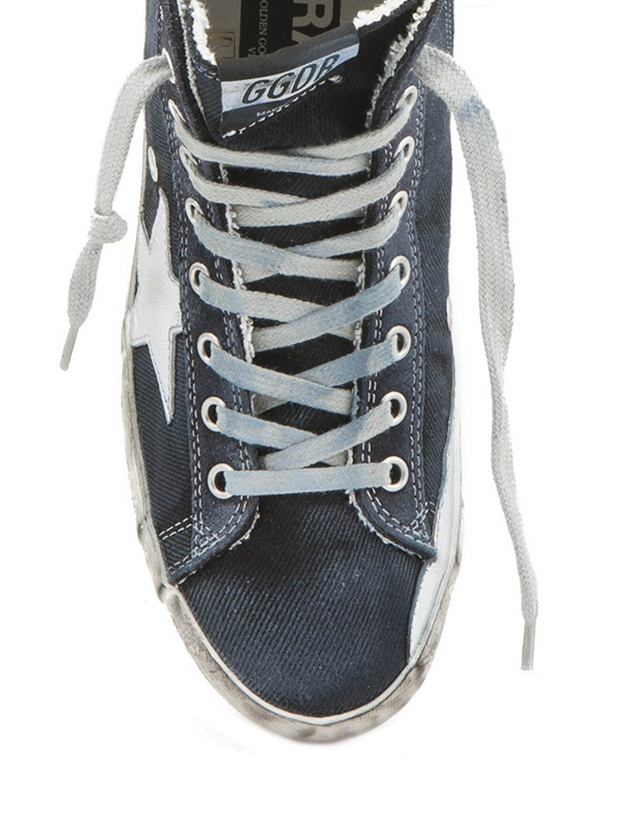 Golden Goose Francy denim sneakers - Blue - Women | GCOWS591A5