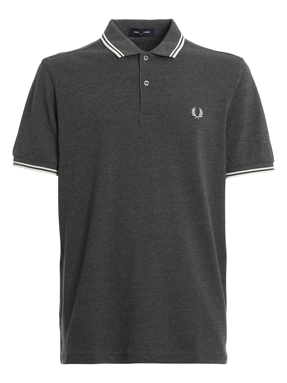 FRED PERRY POLO - GRIS OSCURO