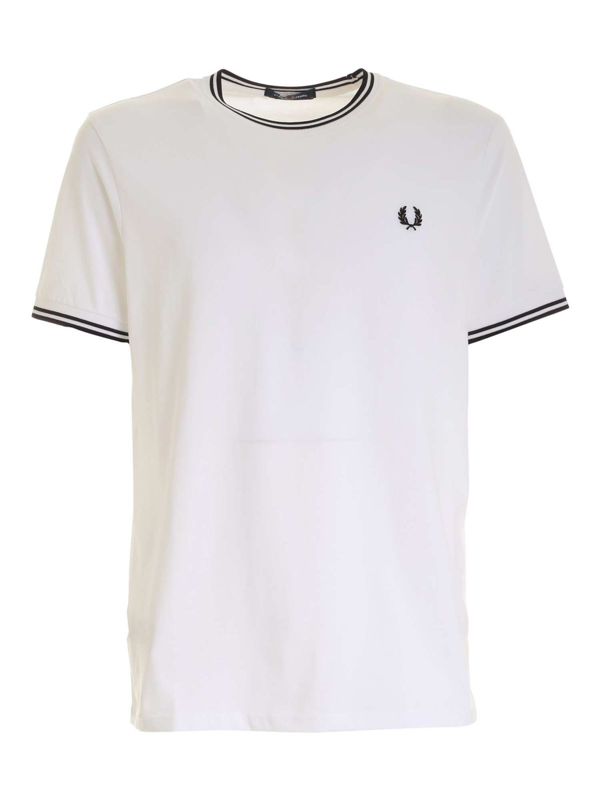 Shop Fred Perry Camiseta - Blanco In White