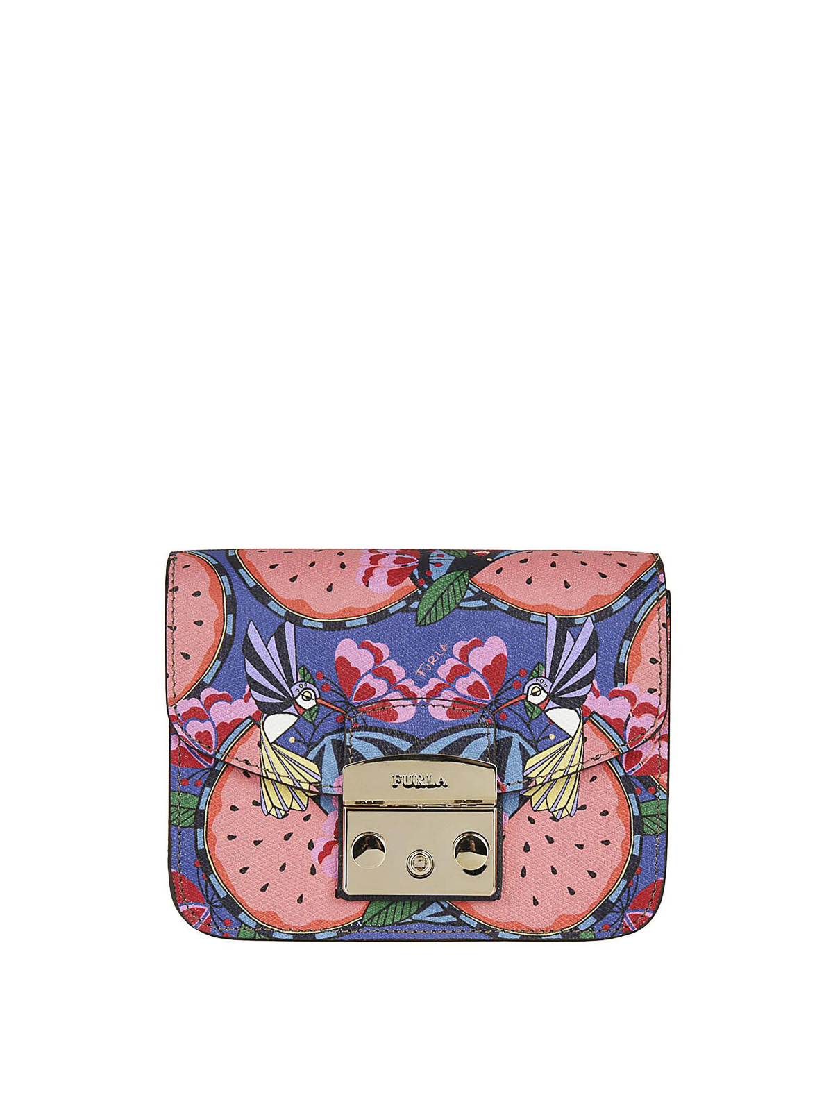 Furla Metropolis printed mini crossbody - Pink - Women|941739