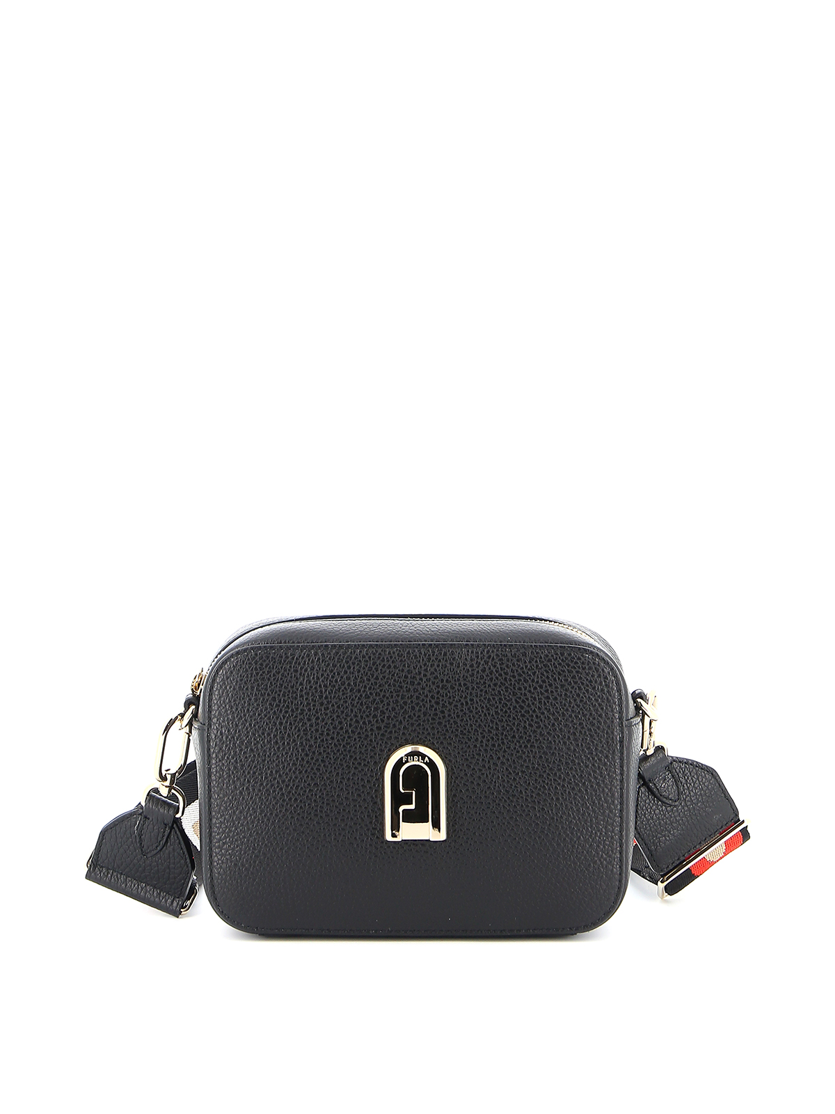 Furla sleek best sale mini crossbody nero