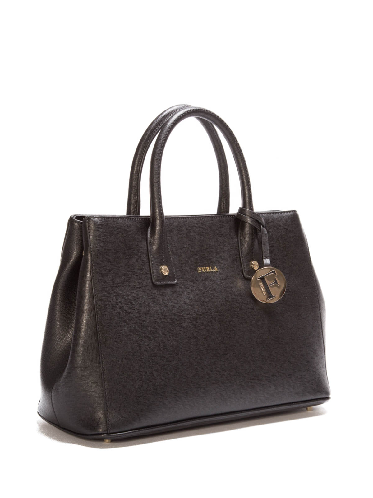 FURLA LINDA Black Tote