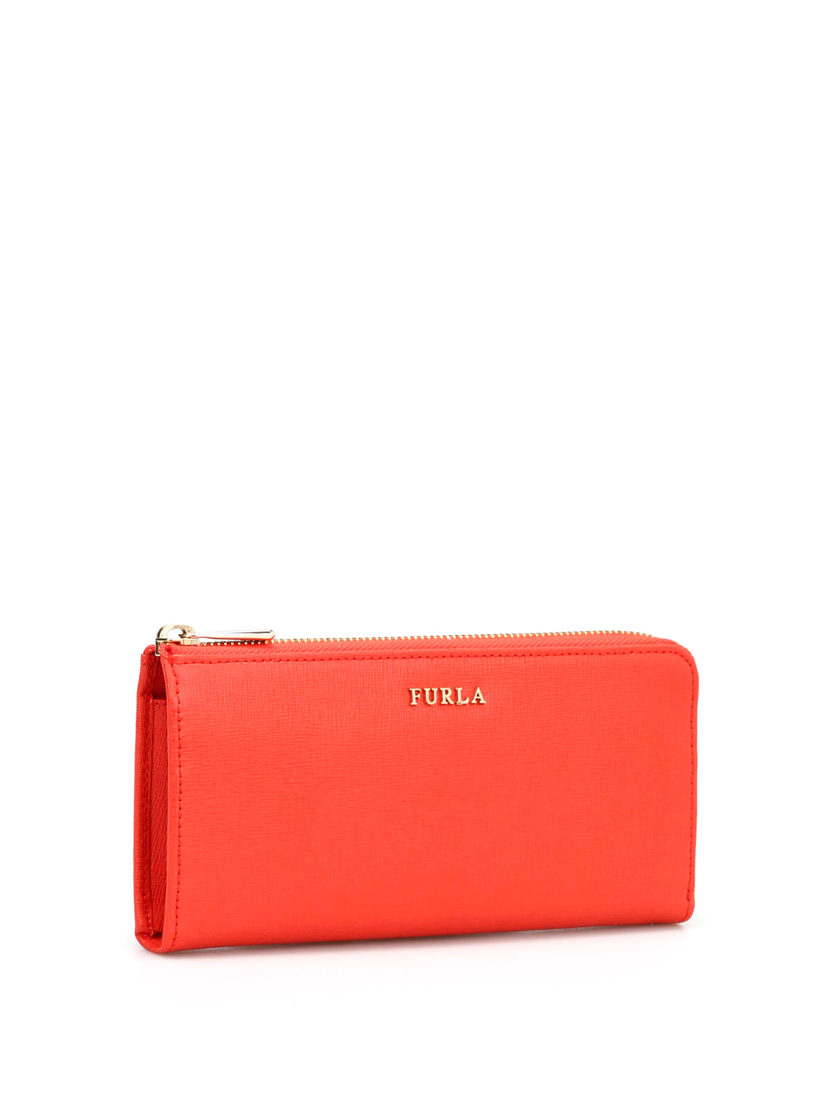 Furla BABYLON XL ZIP AROUND WALLET - Orange - Women|826442ARANCIO